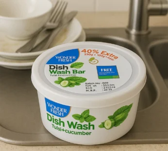 Fresh Mix Flavor Dishwash Bar with Super Scrubber 350g