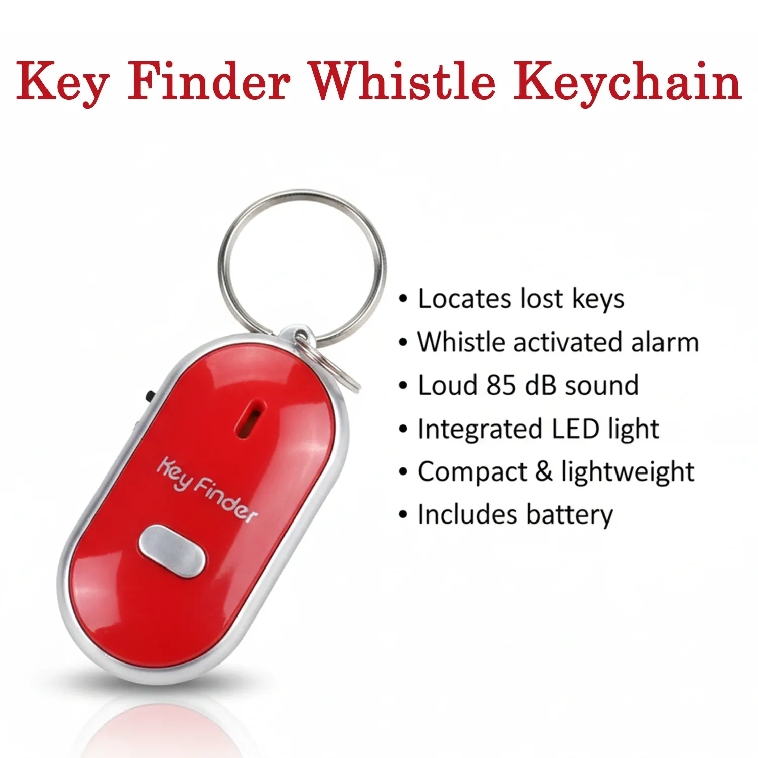 JourneyMate Sound-Activated Key Finder with LED Light (1 Pc) - Detailed Feature View 3