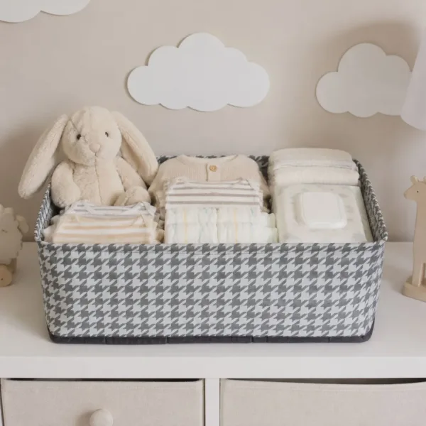 Foldable Cloth Organizer Basket – Space-saving Home Storage