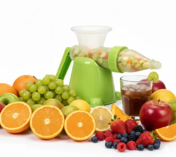 Manual Juicer Modern Plastic Fruit and Vegetable Juicer (1 Pc / Bowl Not Included)