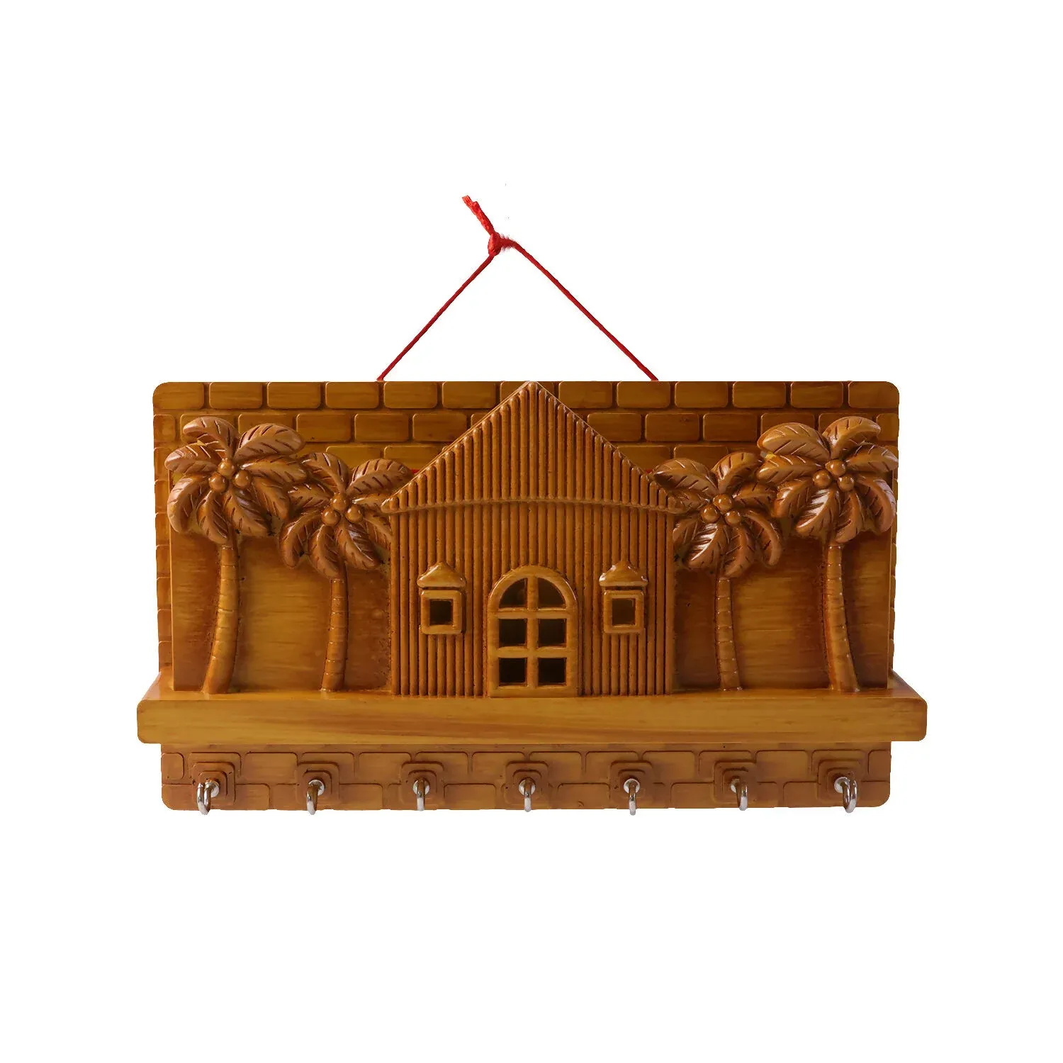 Jungle Palm Tree Key Holder for Home & Office Organization - Detailed Feature View 4