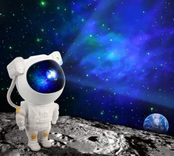 Astronaut Galaxy Projector – Starry Night Lamp | Play & Move