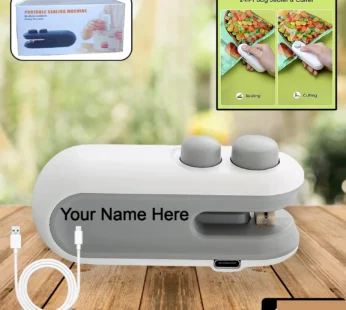 2 in 1 Mini Bag Sealer & Cutter USB Rechargeable