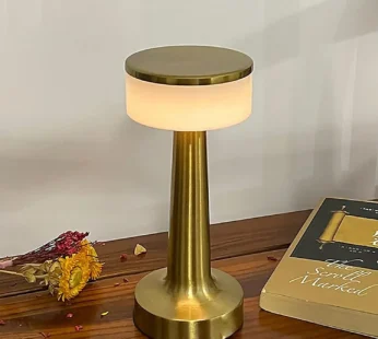 Touch LED Lamp – USB, 3 Colors, 3 Brightness Levels (1 Pc, Metal)