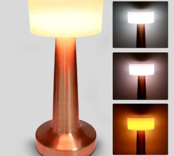 Touch Control LED Desk Lamp – 3 Color Modes, Rechargeable