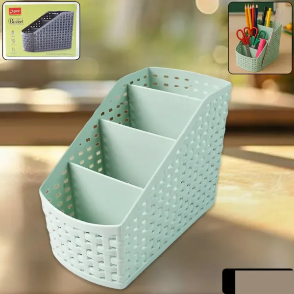 Multi-Purpose Storage Basket Organizer – Durable & Compact