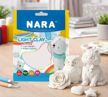 NARA Air Dry Light Clay for Kids Creative Sculpting and DIY Craft Activity