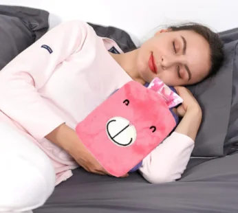 Pink Hot Water Bag – Pain Relief & Warmth | Velvet Wellness