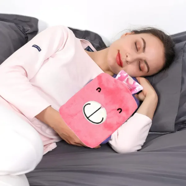 Pink Hot Water Bag – Pain Relief & Warmth | Velvet Wellness