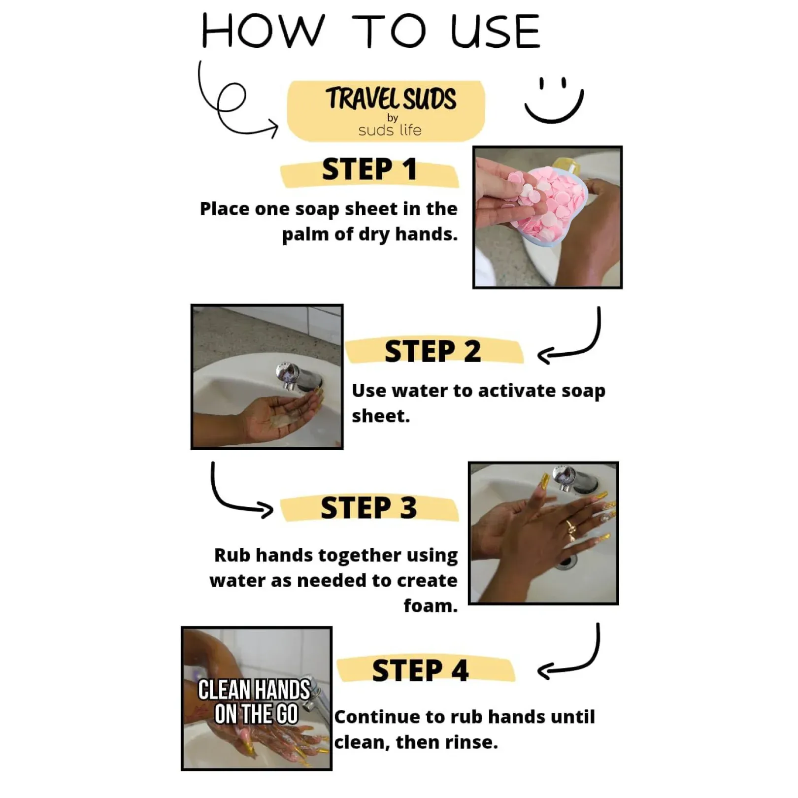 Paper Soap Sheets – Portable Hand & Face Wash | VelvetBubbles - Detailed Feature View 3