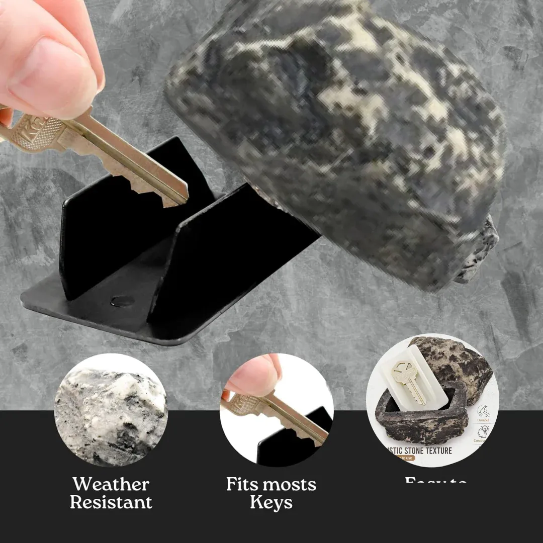 Fake Rock Key Hider – Discreet Outdoor Key Storage | Safelix - Detailed Feature View 6