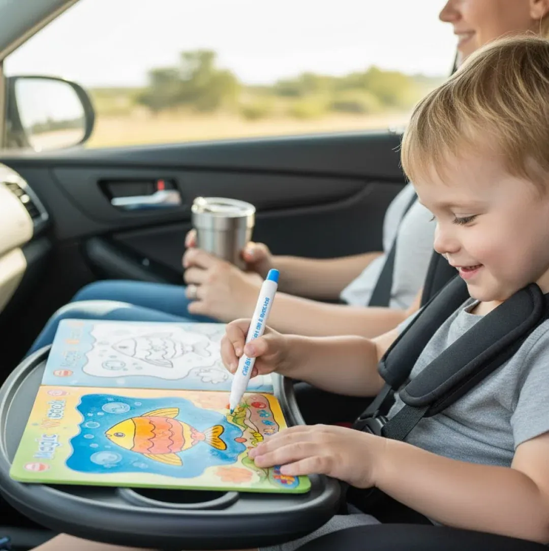 Magic Water Quick Dry Coloring Book & Pen for Kids - Detailed Feature View 9