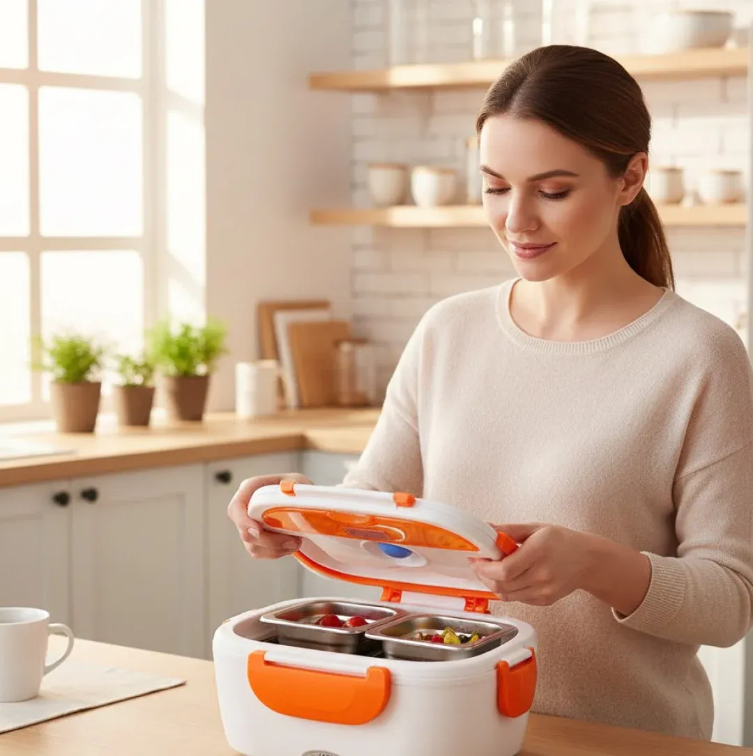 Portable Lunch Dabba Electric foods Warmer Box Tiffin / Portable Electric Box - Detailed Feature View 1