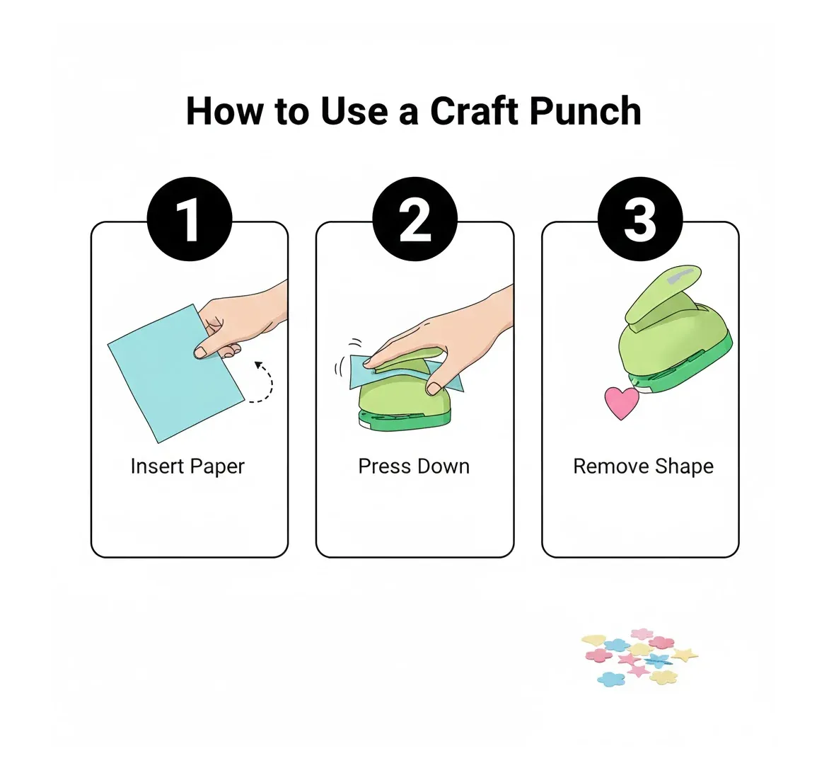 Decorative Kids Paper Craft Punches - Detailed Feature View 3