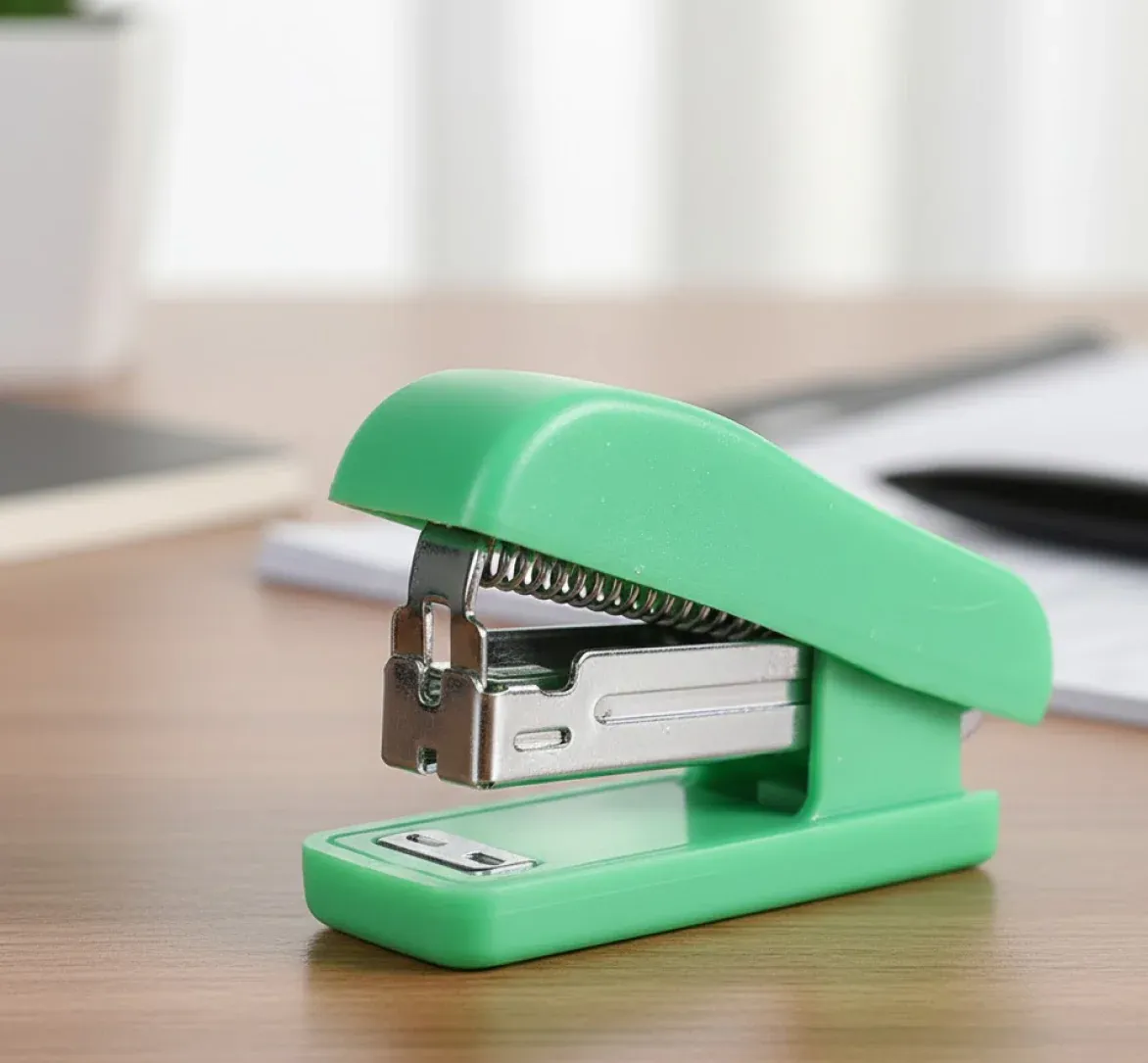 Mini Stapler with 1 Strip of Staples (1 Set) - Detailed Feature View 9