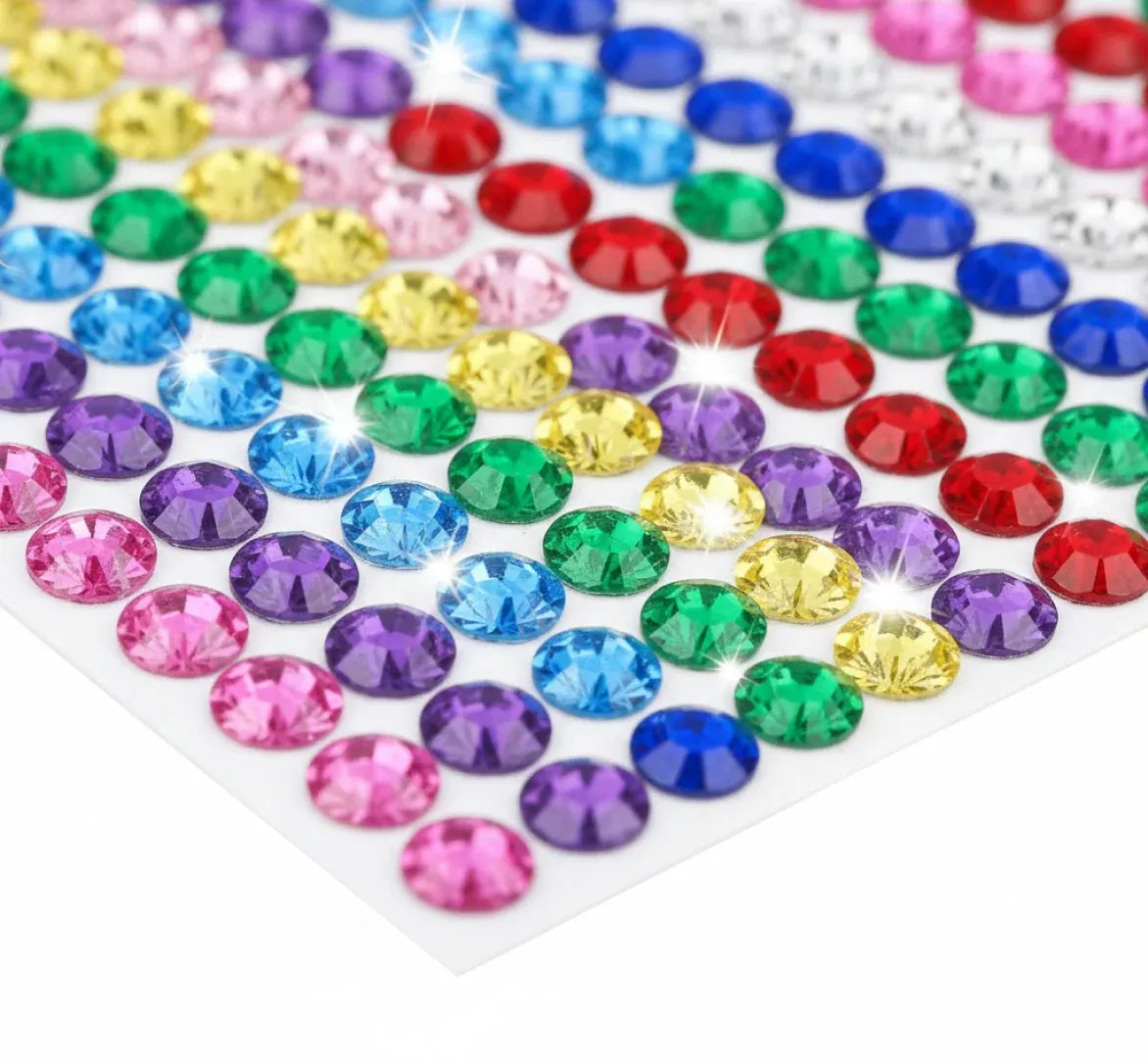 Self Adhesive Crystal Stickers for Art, Craft & Jewelry Decor - Detailed Feature View 8