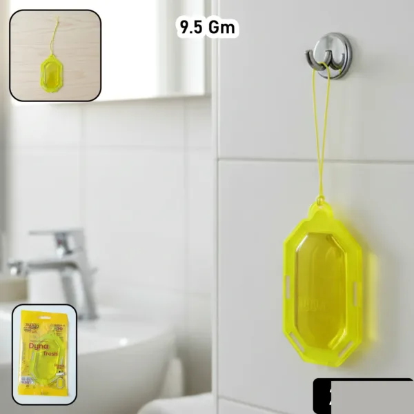 Hanging Citrus Gel Air Freshener for Bathroom & Small Spaces – 9.5g