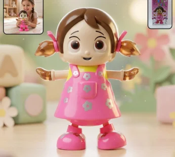 Dancing Girl Musical Light Toy with Rotating Movement & Music