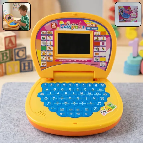 Kids Educational Laptop – Learning Alphabets, Numbers & Music