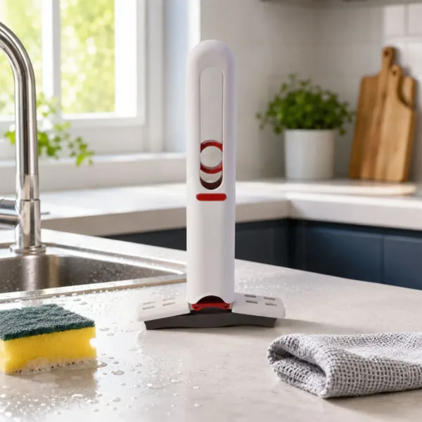 Handheld Mini Cotton Mop with Self-Squeeze for Quick Cleaning