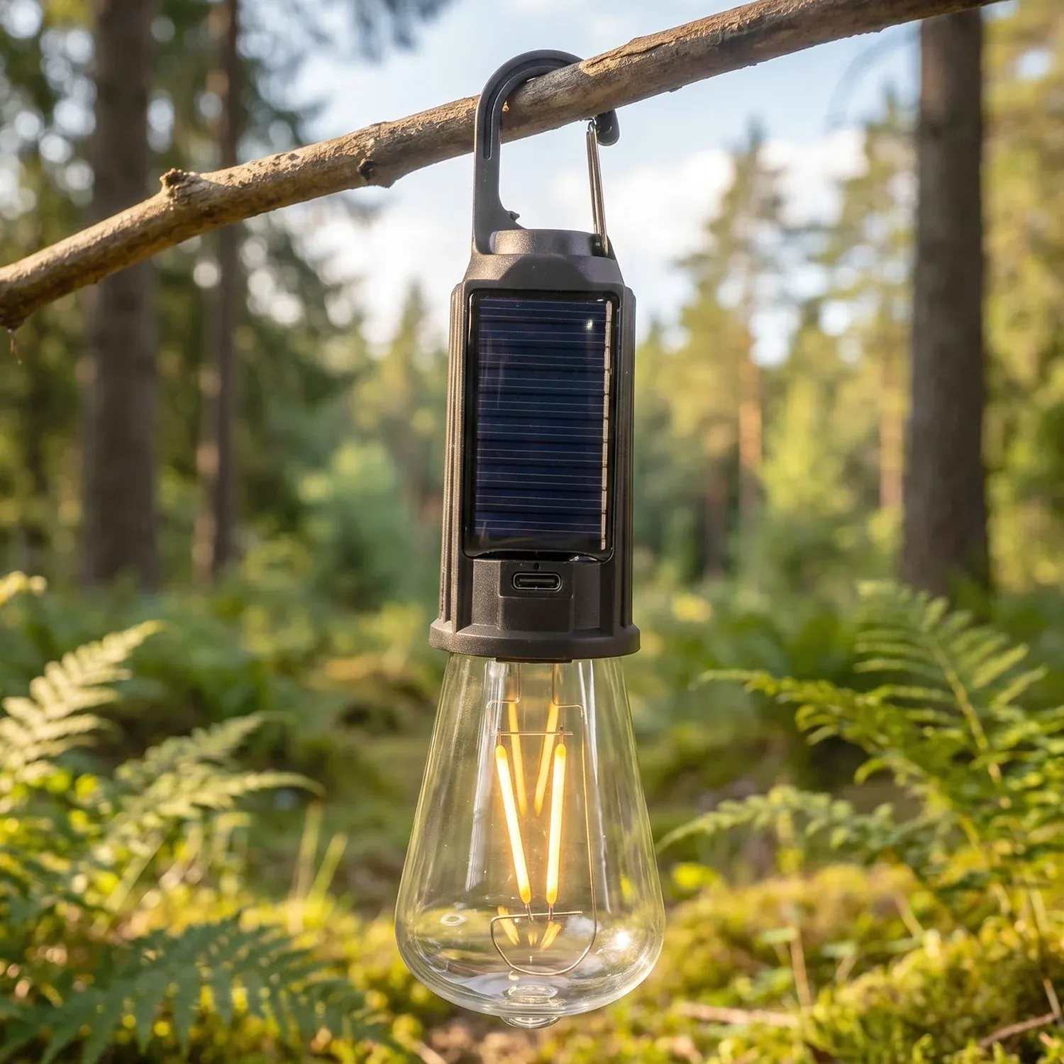 Premium Solar Rechargeable Camping Lamp – Eco-Friendly & Portable Lighting - Buy Online at Alikart