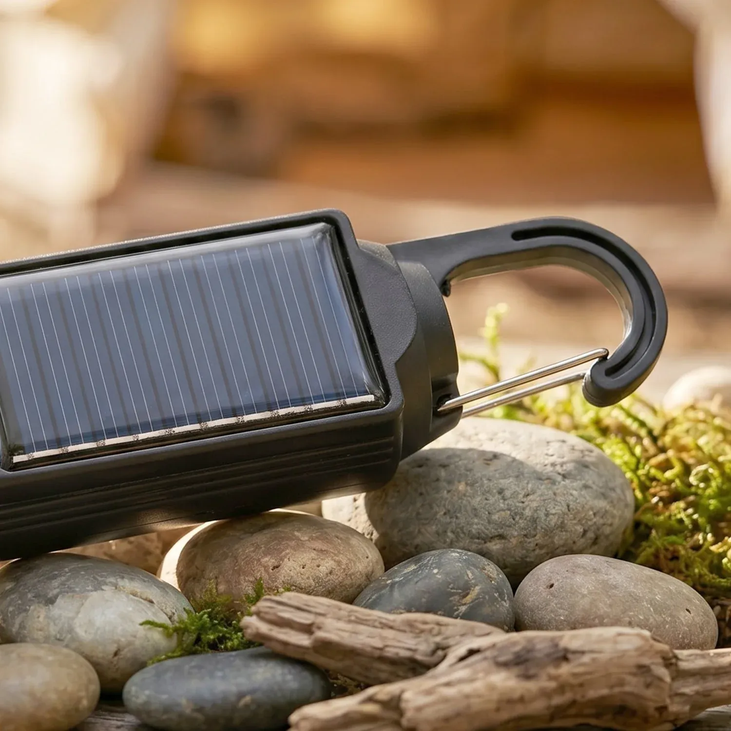 Solar Rechargeable Camping Lamp – Eco-Friendly & Portable Lighting - Detailed Feature View 3