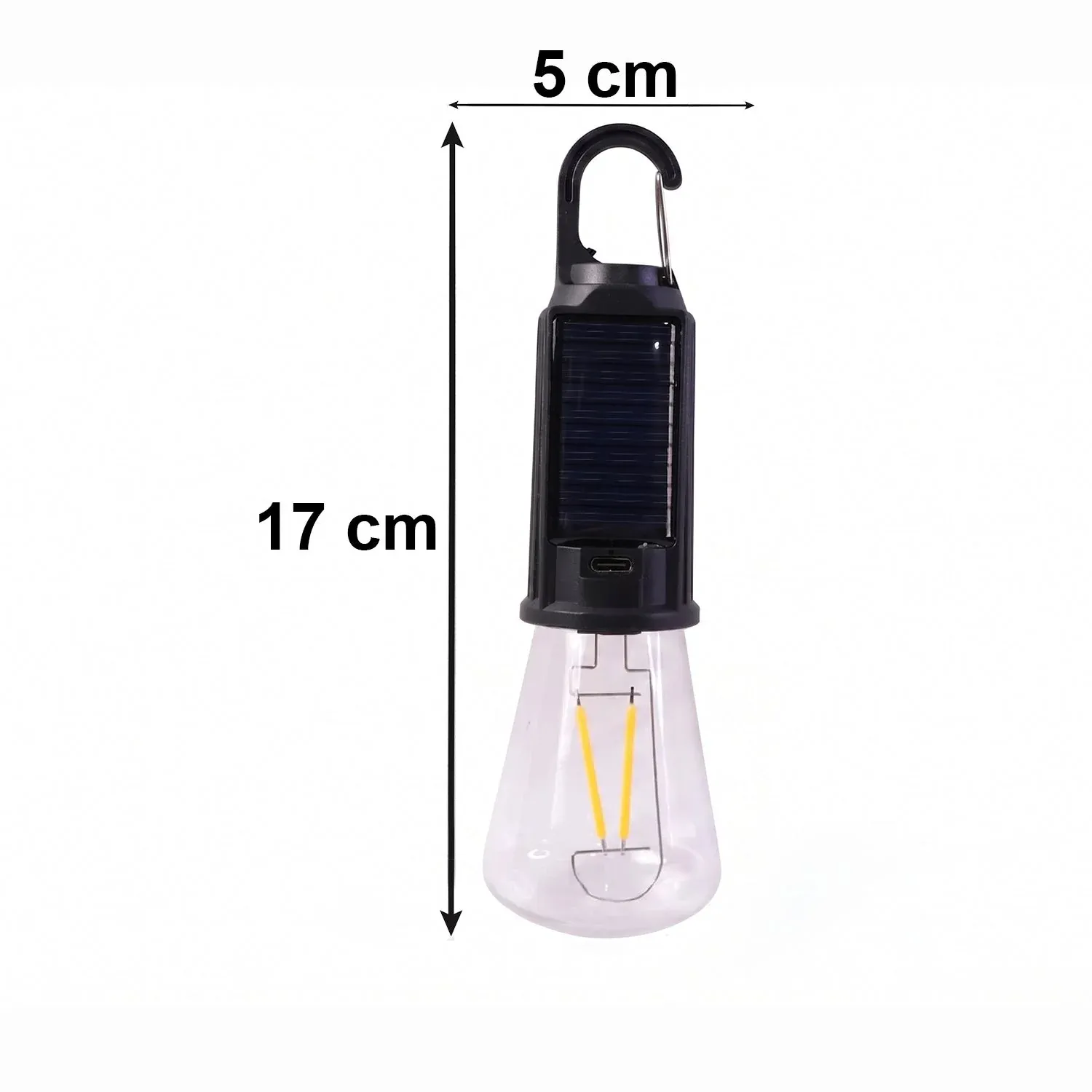 Solar Rechargeable Camping Lamp – Eco-Friendly & Portable Lighting - Detailed Feature View 5