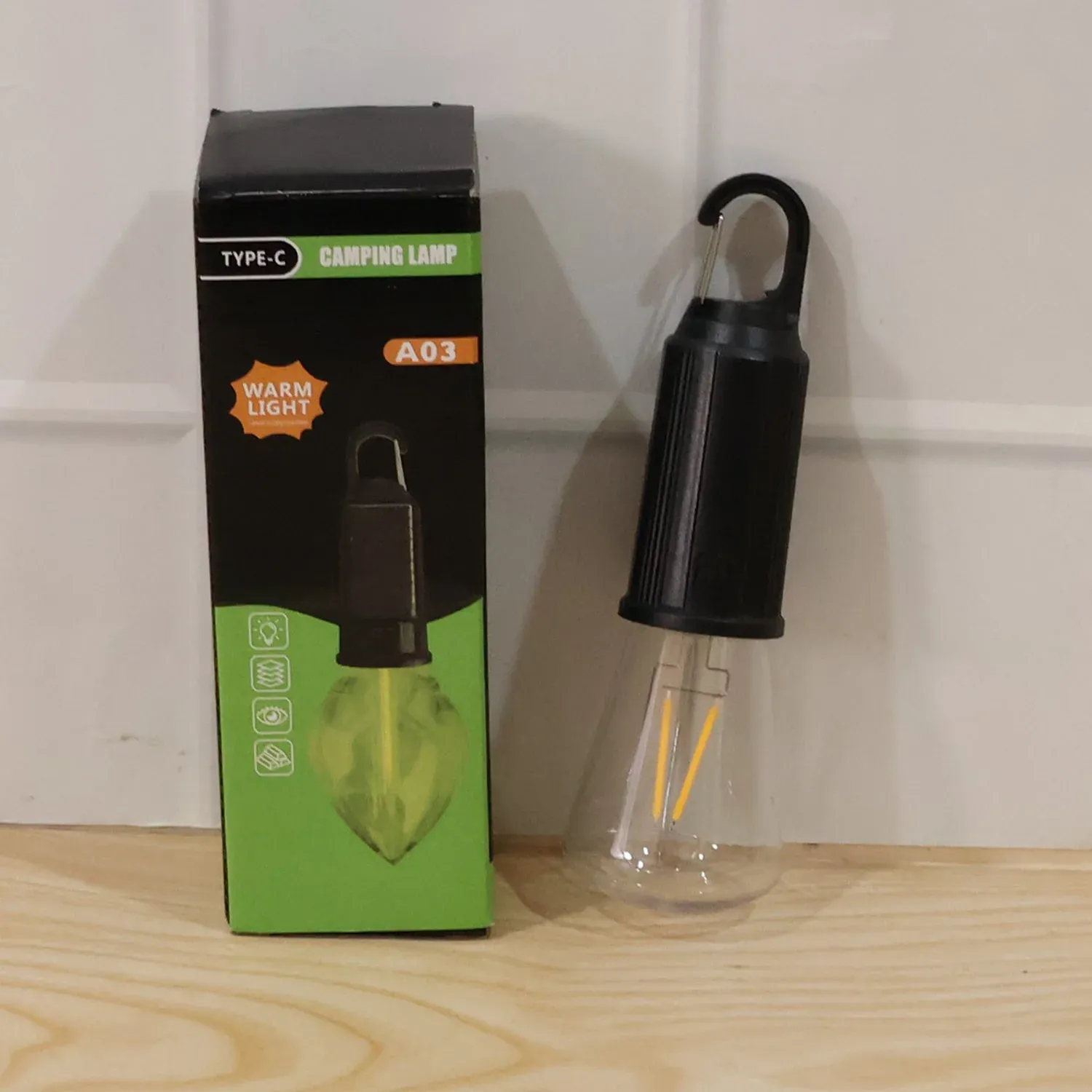 Solar Rechargeable Camping Lamp – Eco-Friendly & Portable Lighting - Detailed Feature View 6