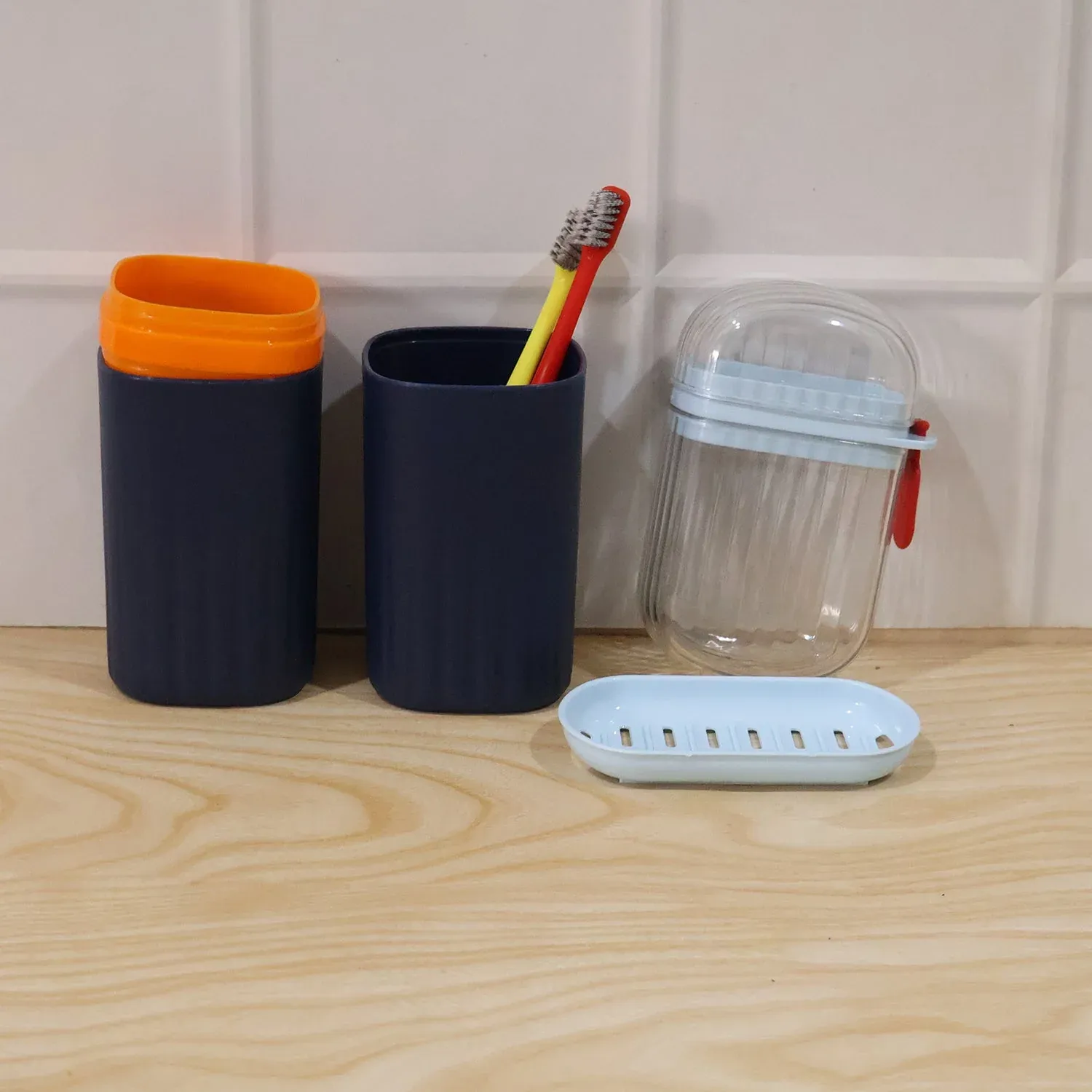 Bathroom Accessories Combo Set – Stylish & Travel-Friendly Organisation - Detailed Feature View 6