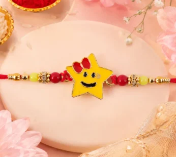 Smiley Star Rakhi – Comfortable Kids Rakhi for Raksha Bandhan