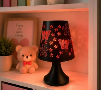 Butterfly Cutwork LED Table Lamp – Elegant Ambient Lighting for Home