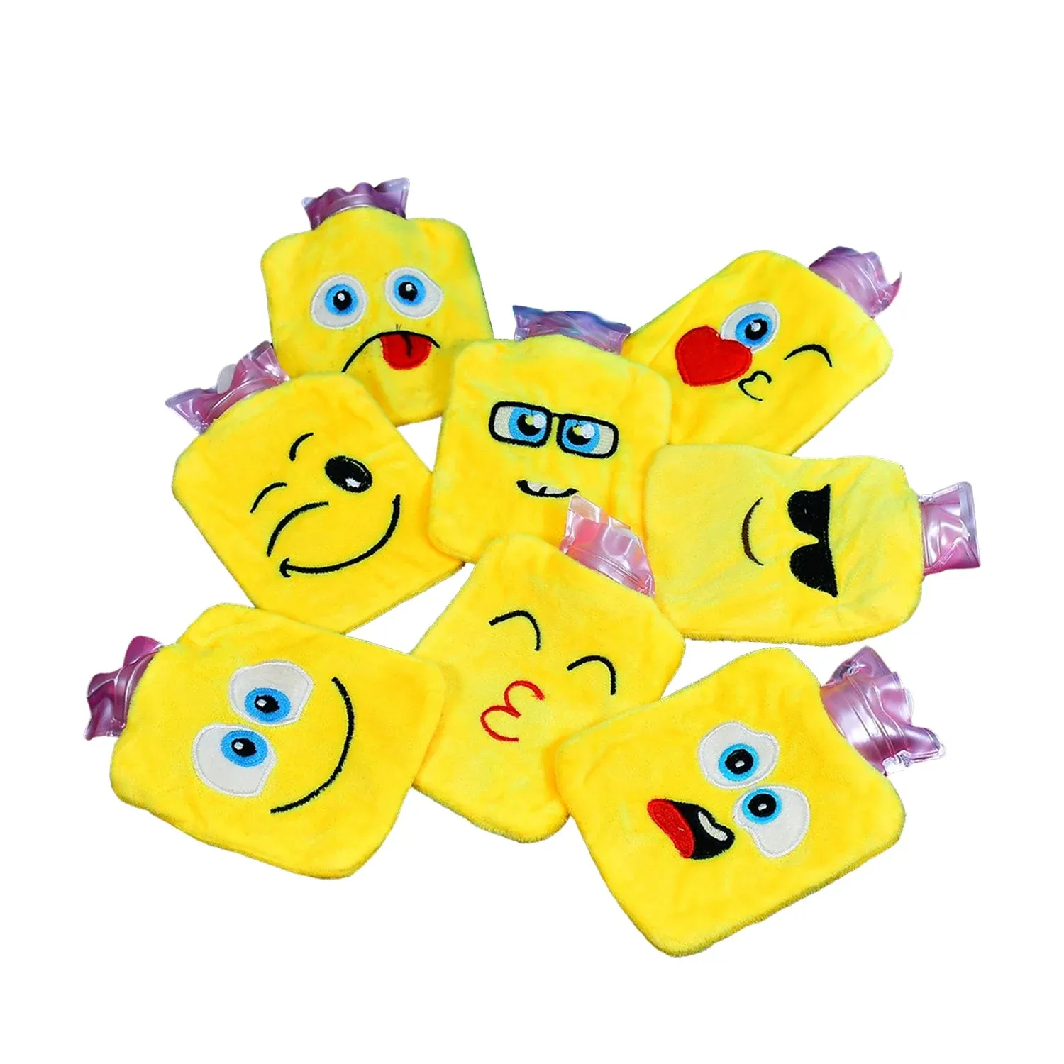 Mini Hot Water Bag – Emoji Design for Pain Relief | XcelCraft - Detailed Feature View 4