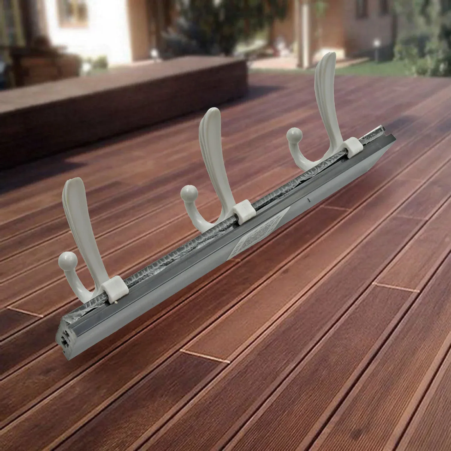 Wall Mounted Coat Rack – 6 Hooks for Entryway & Bedroom | GlimmerHome - Detailed Feature View 2