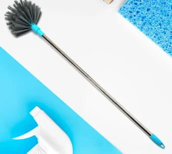 Extendable Stainless Steel Cobweb Brush for Ceiling, Lights, Fans & Home Dusting