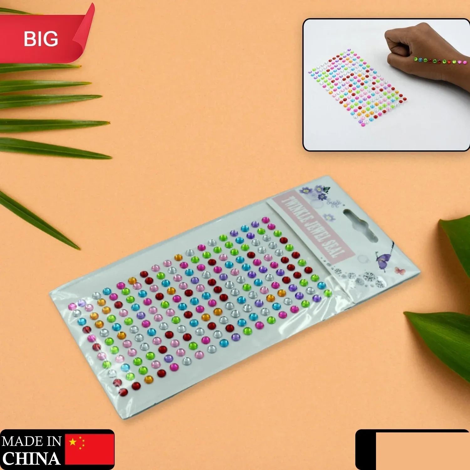 Self Adhesive Crystal Stickers for Art, Craft & Jewelry Decor - Detailed Feature View 1