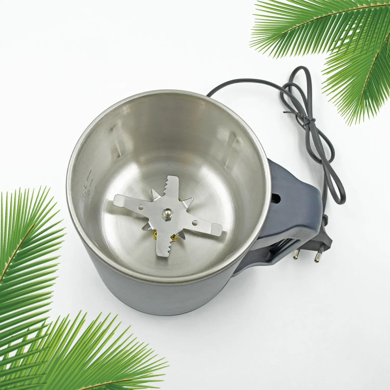 Electric Coffee & Spice Grinder Machine for Home, Fine Powder Maker (300W) - Detailed Feature View 4
