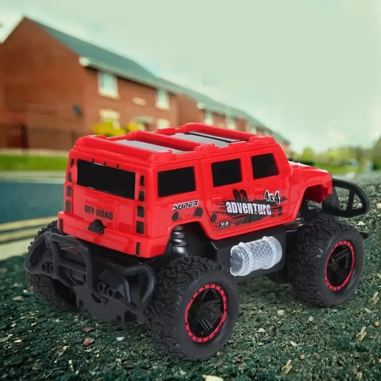 Mist Spray Race Car Toy with Lights & 4WD Climbing Power - Detailed Feature View 3