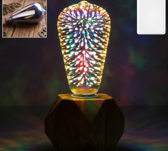 3D Firework LED Decorative Bulb Light for Home Decoration & Night Ambience