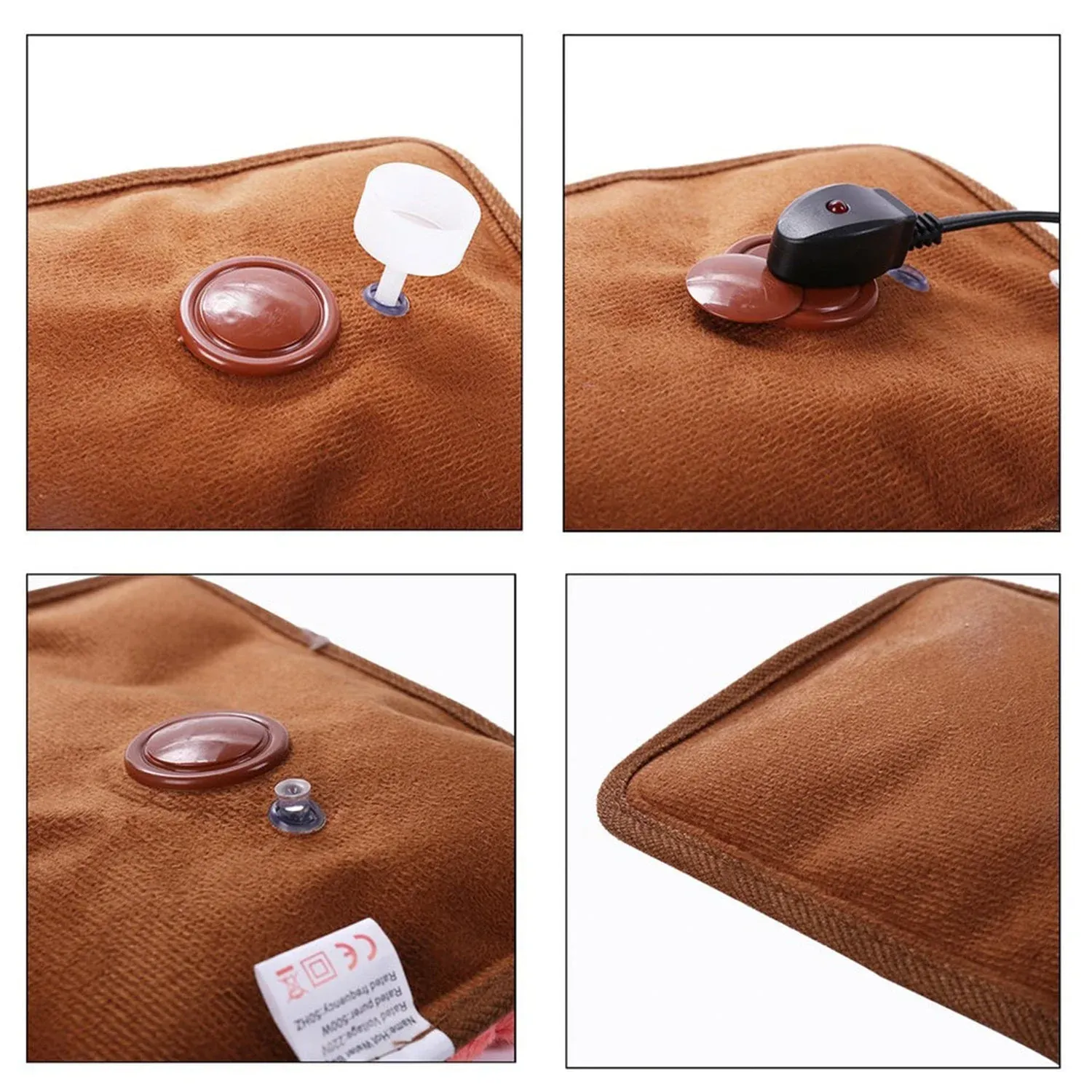 Electric Heating Pad – Rechargeable Pain Relief | Velvet Wellness - Detailed Feature View 2