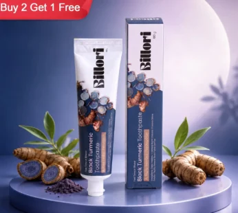 Billori Black Turmeric Herbal Oral Care Toothpaste (100g) – Buy Minimum 2 Or Above Get 1 Free