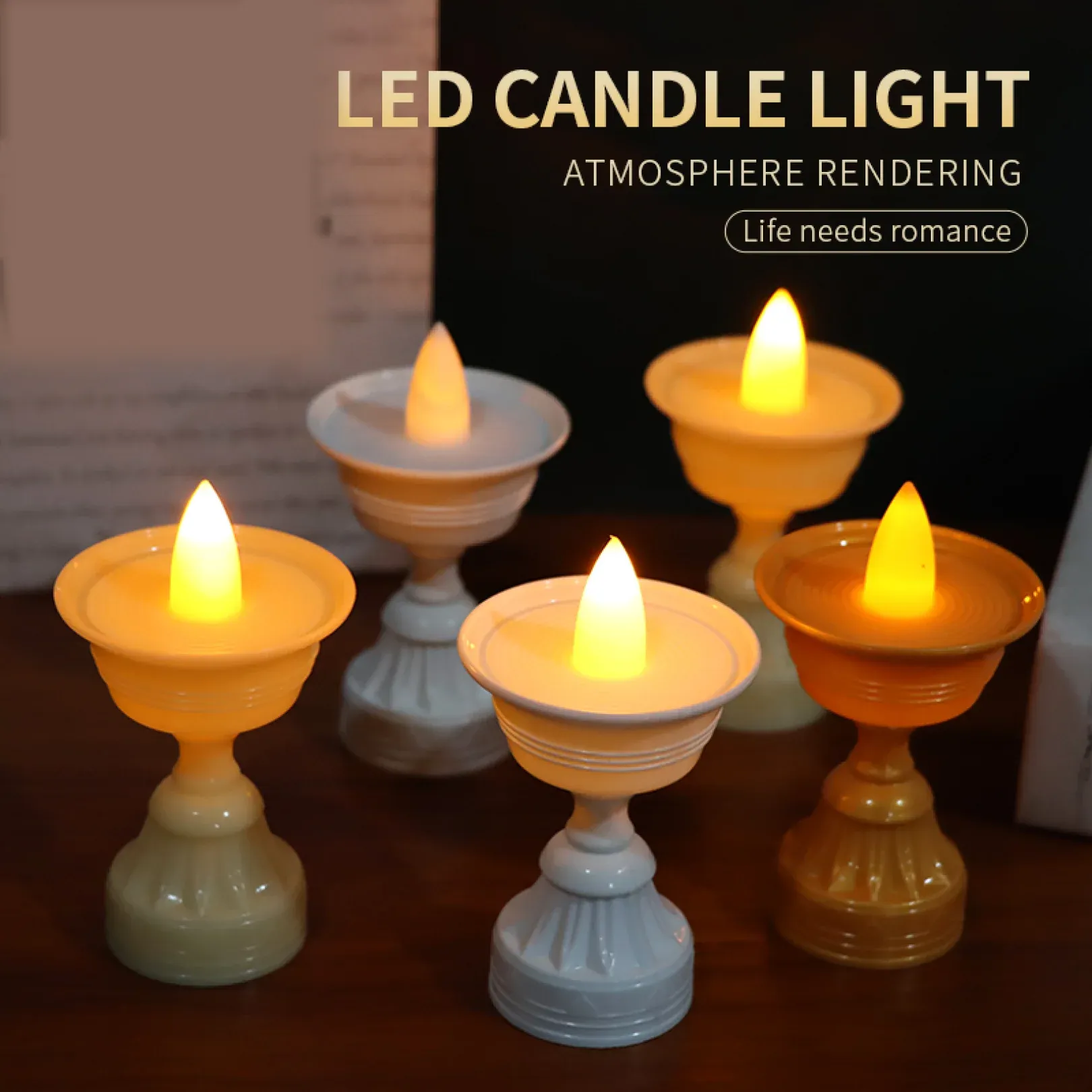 Premium Water Sensor LED Diyas Set – Flameless White Decorative Lights - Buy Online at Alikart
