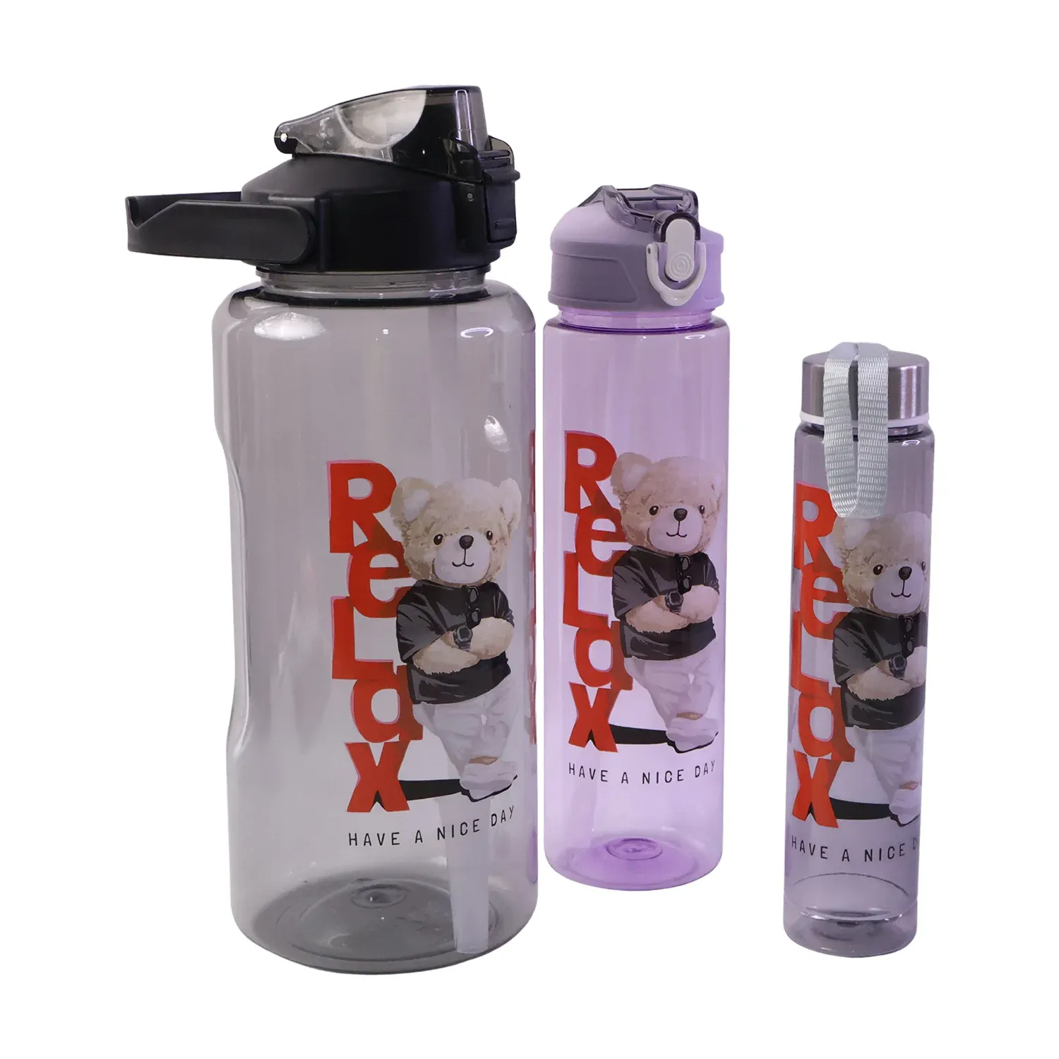 Kids Water Bottle Set – BPA-Free, Leak-Proof for School & Sports - Detailed Feature View 4