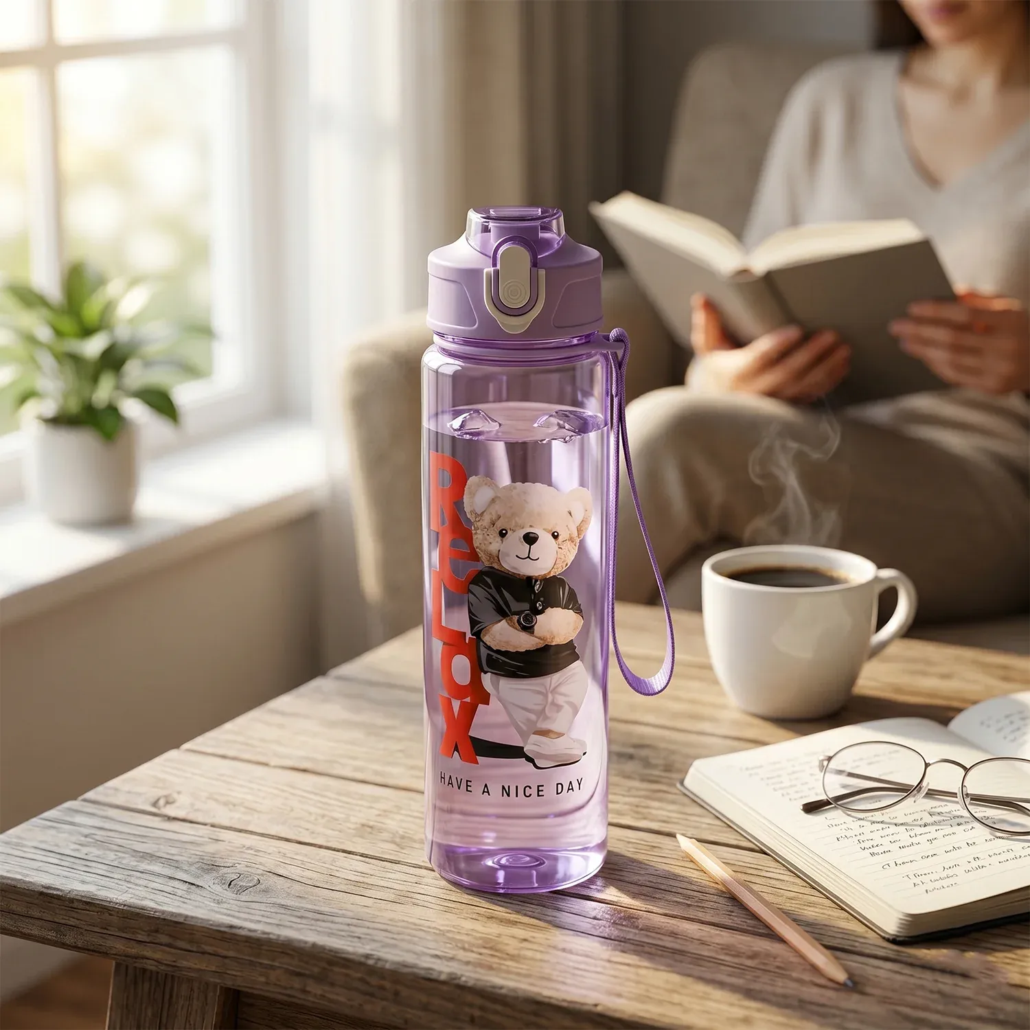 Kids Water Bottle Set – BPA-Free, Leak-Proof for School & Sports - Detailed Feature View 6