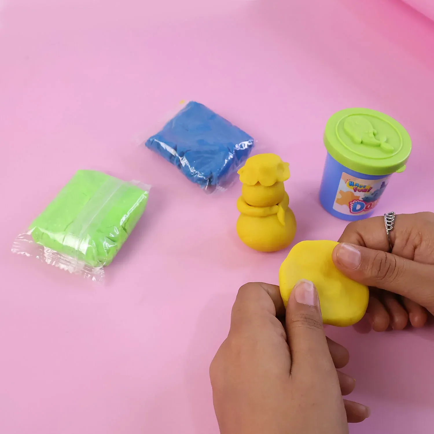 NARA Kids Soft Colorful Dough Clay Set for Creative Play and Learning Activity Kit - Detailed Feature View 3