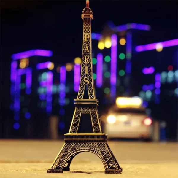 Eiffel Tower Statue – Antique Metal Paris Landmark | VoltDesk