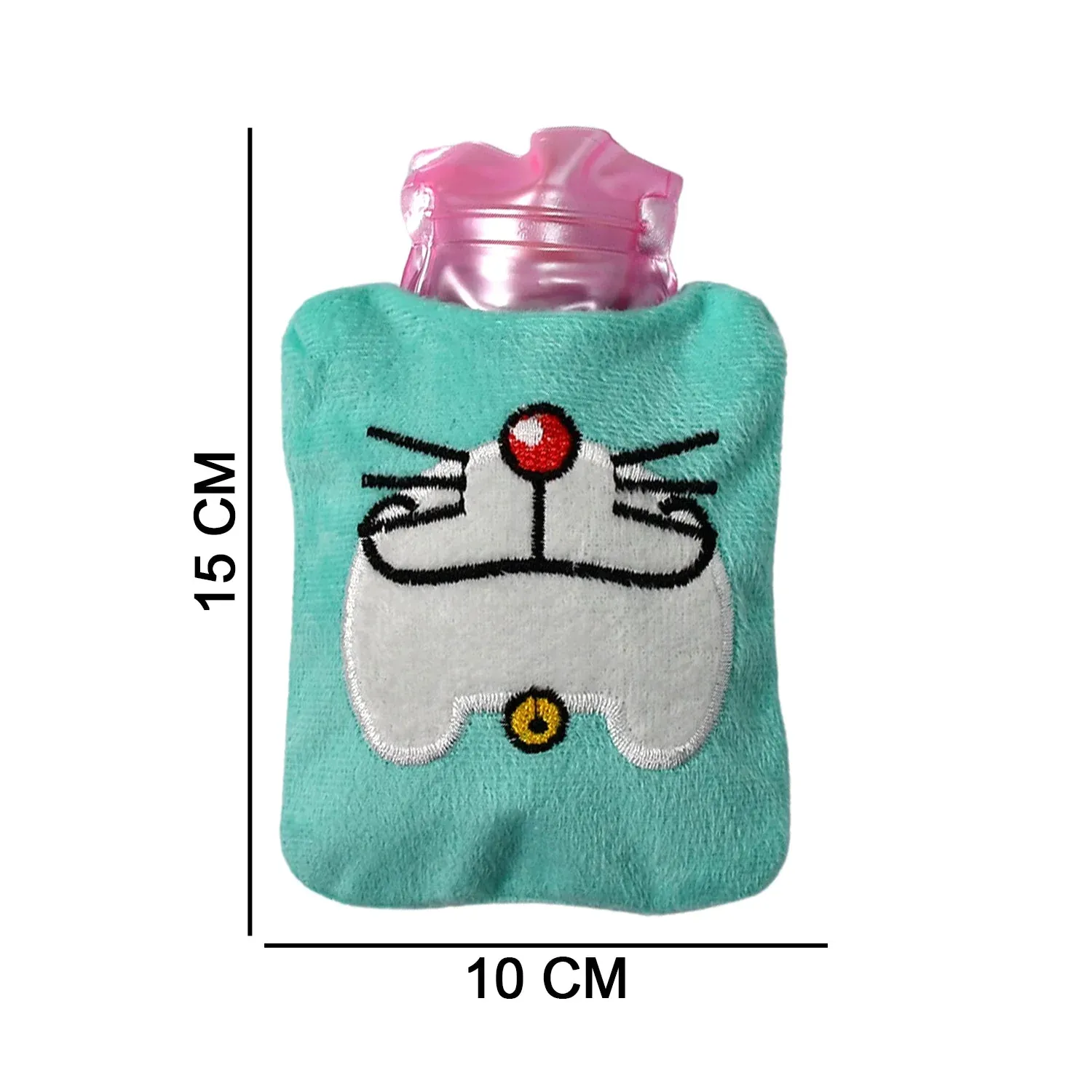 Doremon Hot Water Bag – Pain Relief with Soft Cover | Velvet Wellness - Detailed Feature View 6