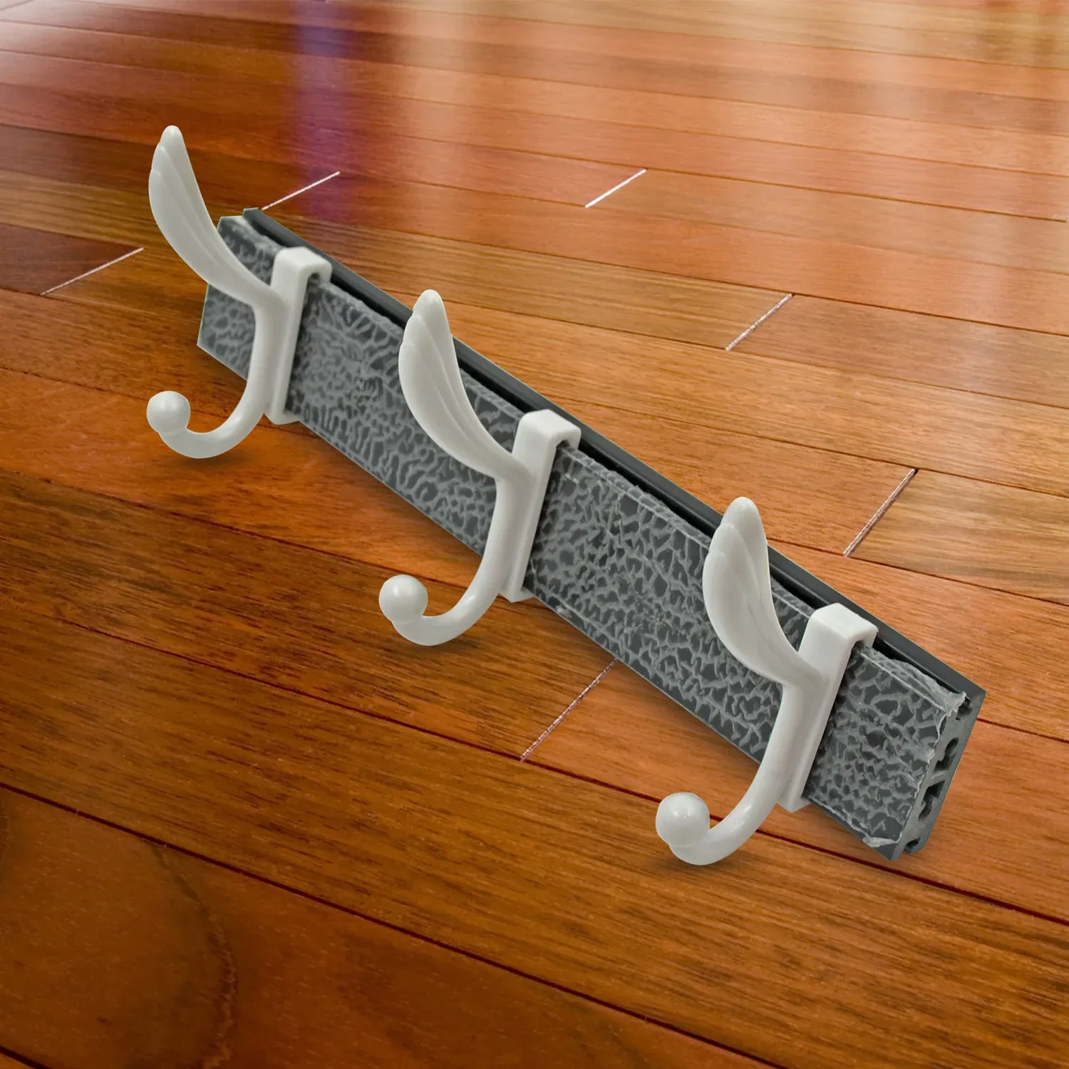 Wall Mounted Coat Rack – 6 Hooks for Entryway & Bedroom | GlimmerHome - Detailed Feature View 3