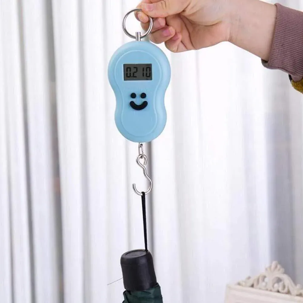 Premium 40Kg 10g Portable Handy Pocket Smile Mini Electronic Digital LCD Weighing Scale - Buy Online at Alikart