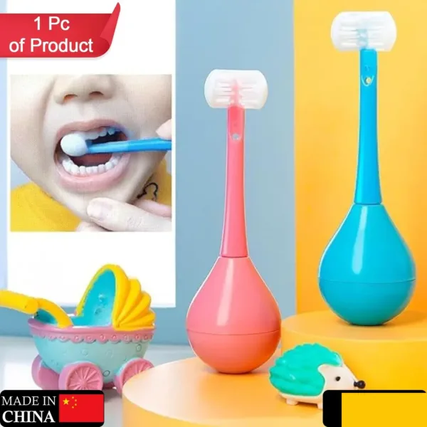 Kids 3-Sided Toothbrush – Gentle Silicone Head for Ages 2-12 | MintGuard