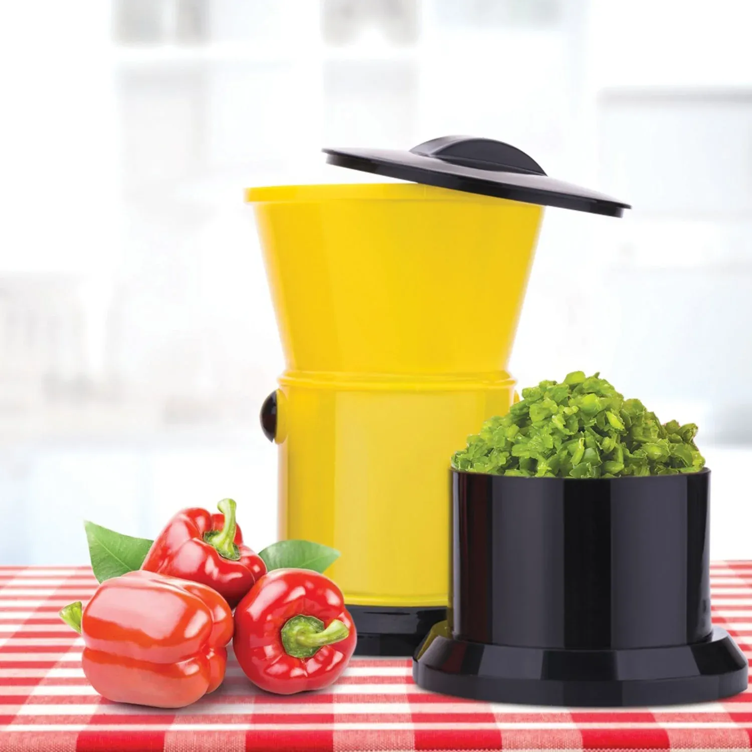 Premium Chilly Cutter – Round Hand Grinder | Quickslice - Buy Online at Alikart